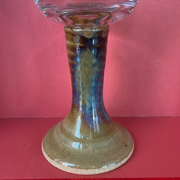 Holbrook Etched Glass Chalice - Picture 4 of 5